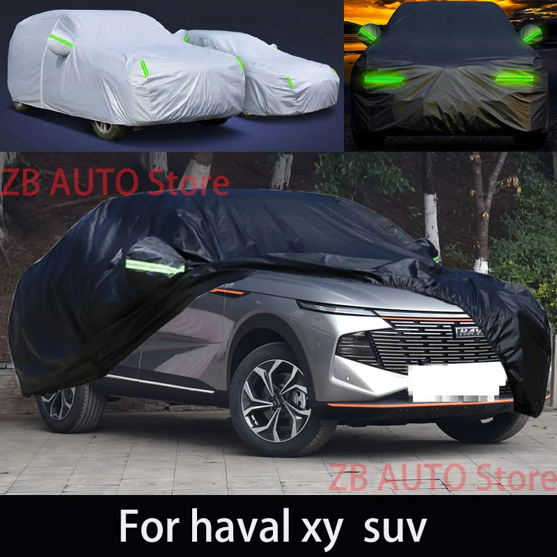 Для haval xy внедорожник, уличная защита, полный автомобильный чехол, снежный чехол, солнцезащитный козырек, водонепроницаемый, пылезащитный, внешние автомобильные аксессуары
Для haval xy внедорожник, уличная защита, полный автомобильный чехол, снежный чехол, солнцезащитный козырек, водонепроницаемый, пылезащитный, внешние автомобильные аксессуары