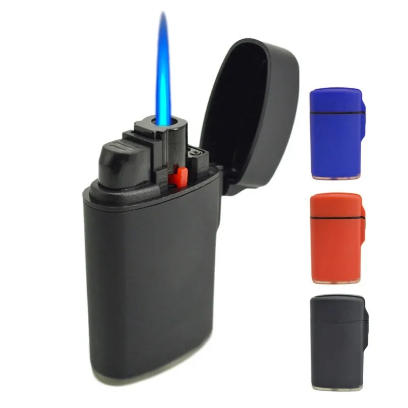 New Windproof Pneumatic Jet Flame Butane Torch Lighter Inflatable Butane Gun Ignition Tube Cigar Lighter Cigarette Accessories
New Windproof Pneumatic Jet Flame Butane Torch Lighter Inflatable Butane Gun Ignition Tube Cigar Lighter Cigarette Accessories
