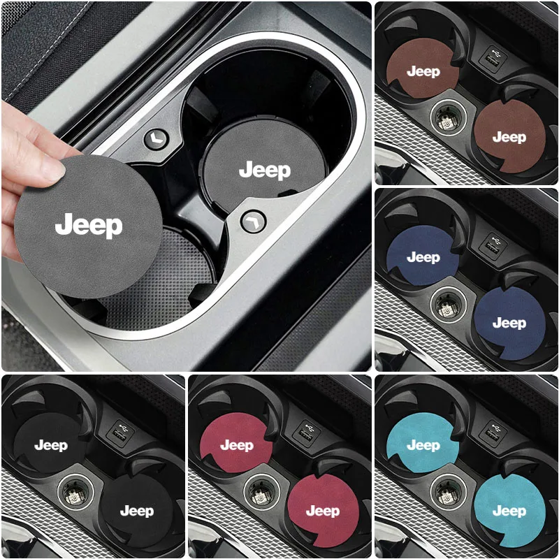 2pc/Set Suede Car Coaster Mat Water Cup Slots Non-Slip Pad For Jeep Wrangler Grand Cherokee Renegade Tyre Stem Air Caps
2pc/Set Suede Car Coaster Mat Water Cup Slots Non-Slip Pad For Jeep Wrangler Grand Cherokee Renegade Tyre Stem Air Caps 