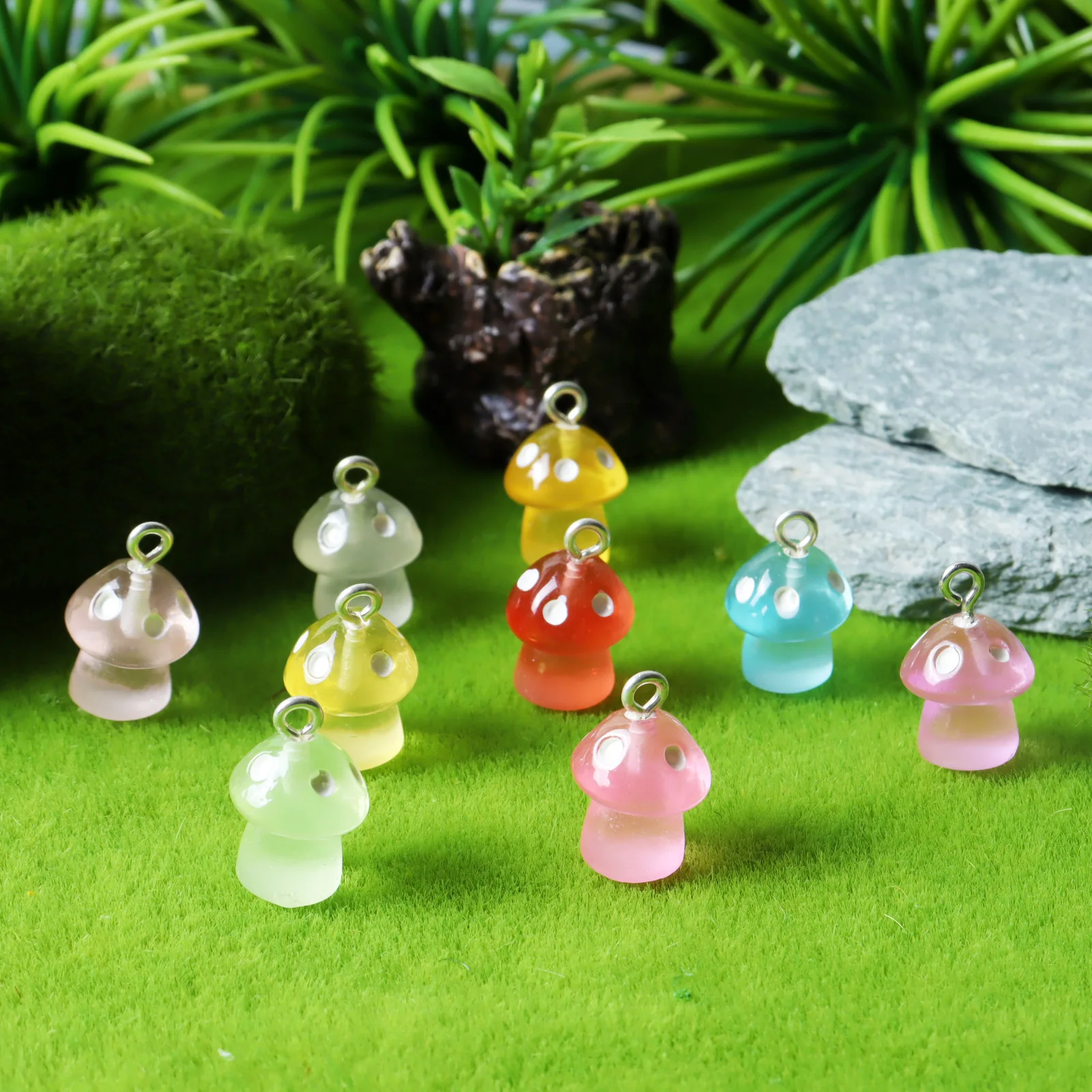 10pcs Mushroom Charms Resin Pendants for Jewelry Making Accessories DIY Earrings Necklace Keychain
10pcs Mushroom Charms Resin Pendants for Jewelry Making Accessories DIY Earrings Necklace Keychain