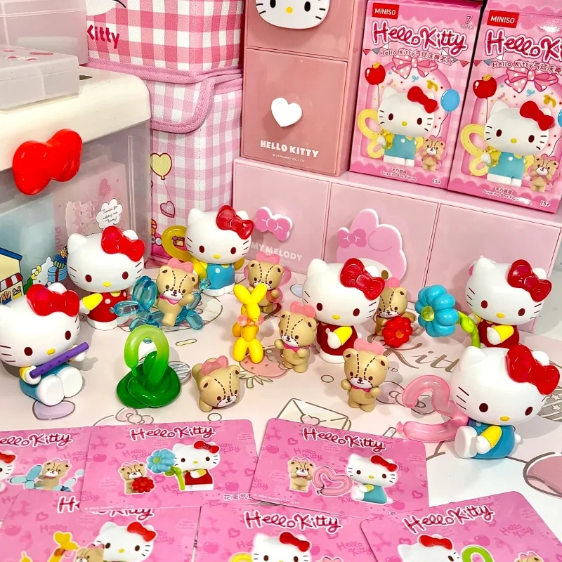Подлинная серия Miniso Hellokitty Balloon Celebration, слепая коробка, модель ручной работы, фигурка аниме, статуя, игрушка, орнамент, подарок
Подлинная серия Miniso Hellokitty Balloon Celebration, слепая коробка, модель ручной работы, фигурка аниме, статуя, игрушка, орнамент, подарок
