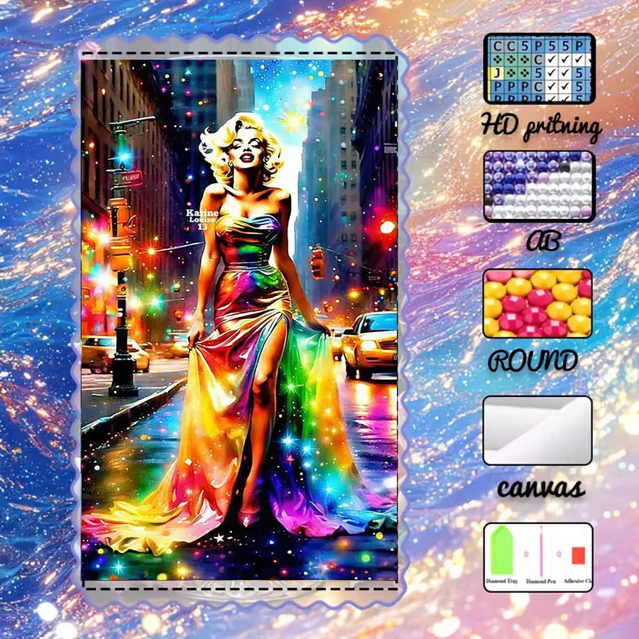 1 piece - 5D-DIY - Flocking cloth - Special drill - Diamond painting set - Gorgeous dress - Mosaic - Diamond art
1 piece - 5D-DIY - Flocking cloth - Special drill - Diamond painting set - Gorgeous dress - Mosaic - Diamond art