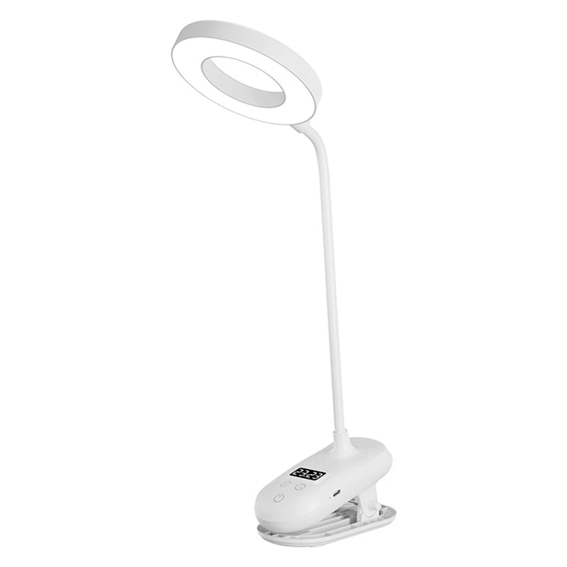 AFBC Clip LED Desk Lamp Eye Protection Study With Clock Student Dormitory Desk Lamp Bedroom Bedside Lamp
AFBC Clip LED Desk Lamp Eye Protection Study With Clock Student Dormitory Desk Lamp Bedroom Bedside Lamp
