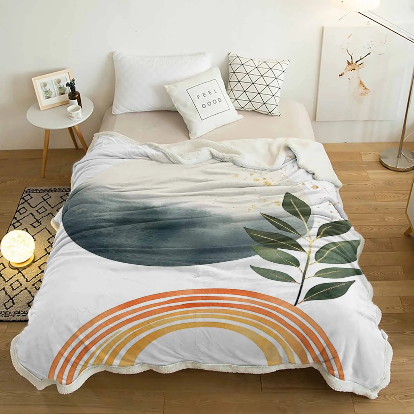 Retro Simple Lines Leaves Cashmere Blanket Warm Winter Soft Throw Blankets for Beds Sofa Wool Blanket Bedspread
Retro Simple Lines Leaves Cashmere Blanket Warm Winter Soft Throw Blankets for Beds Sofa Wool Blanket Bedspread