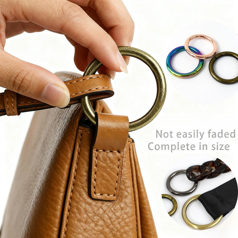 20/50Pcs 20-38mm Metal O Ring for Handbag Chain Link Buckle Pet Collar Connect Loop Strap Open Rings DIY Hardware Bag Accessory
20/50Pcs 20-38mm Metal O Ring for Handbag Chain Link Buckle Pet Collar Connect Loop Strap Open Rings DIY Hardware Bag Accessory