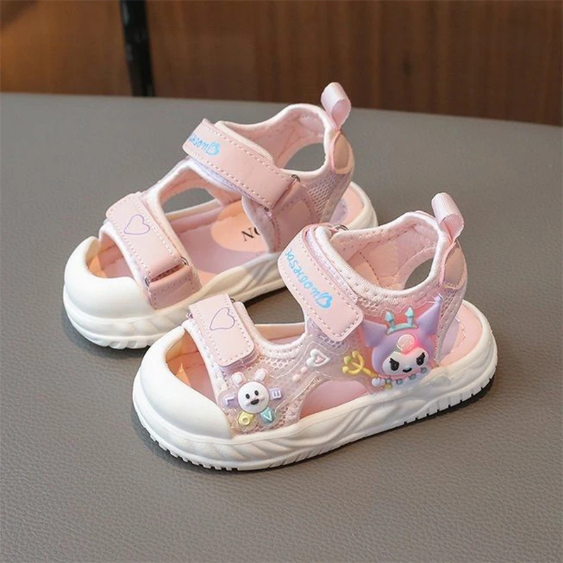 Kuromi Anime Kawaii Sanrio Anime Casual Light Sandals Summer Cute Cartoon Princess Soft Beach Shoes Lovely Gifts for Kids
Kuromi Anime Kawaii Sanrio Anime Casual Light Sandals Summer Cute Cartoon Princess Soft Beach Shoes Lovely Gifts for Kids