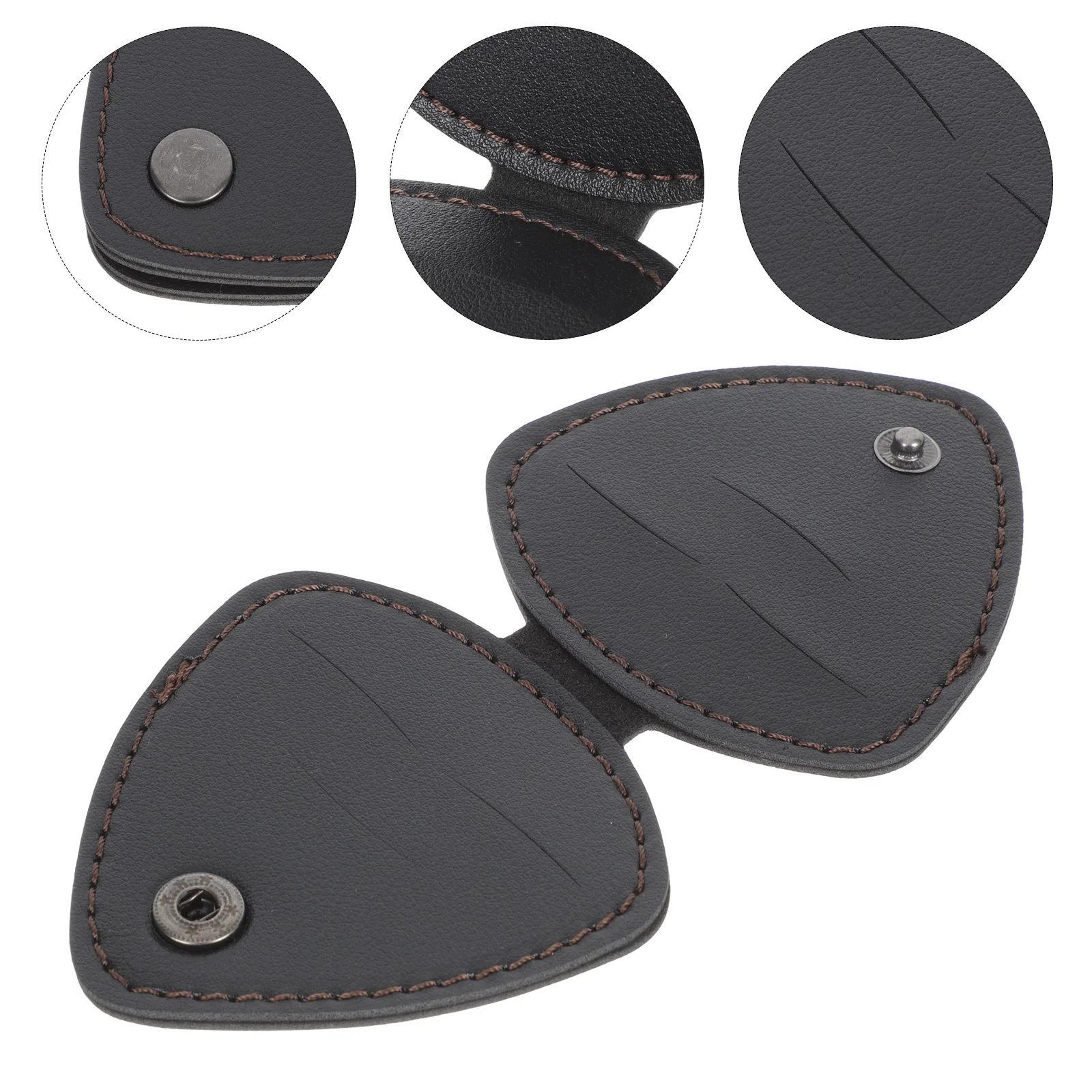 Pouches Plectrums Pick Bag Guitar Accessory Storage Wallet Black Instrument Container
Pouches Plectrums Pick Bag Guitar Accessory Storage Wallet Black Instrument Container