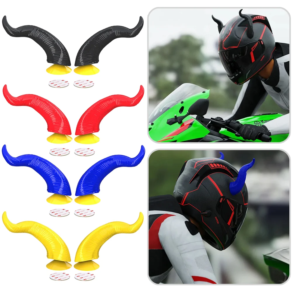 Helmet Devil Horns Motorcycle Helmet Devil Horns Decor ABS Plastic Personality Accessory Stick on 3D Texture Suction Mount
Helmet Devil Horns Motorcycle Helmet Devil Horns Decor ABS Plastic Personality Accessory Stick on 3D Texture Suction Mount