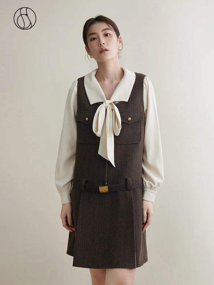 DUSHU A-line Slim Tank Top Dress Vintage Elegant Straight Tube Dress Sweet Cool Sleeveless Dress Winter New 2023 Casual Loose
DUSHU A-line Slim Tank Top Dress Vintage Elegant Straight Tube Dress Sweet Cool Sleeveless Dress Winter New 2023 Casual Loose
