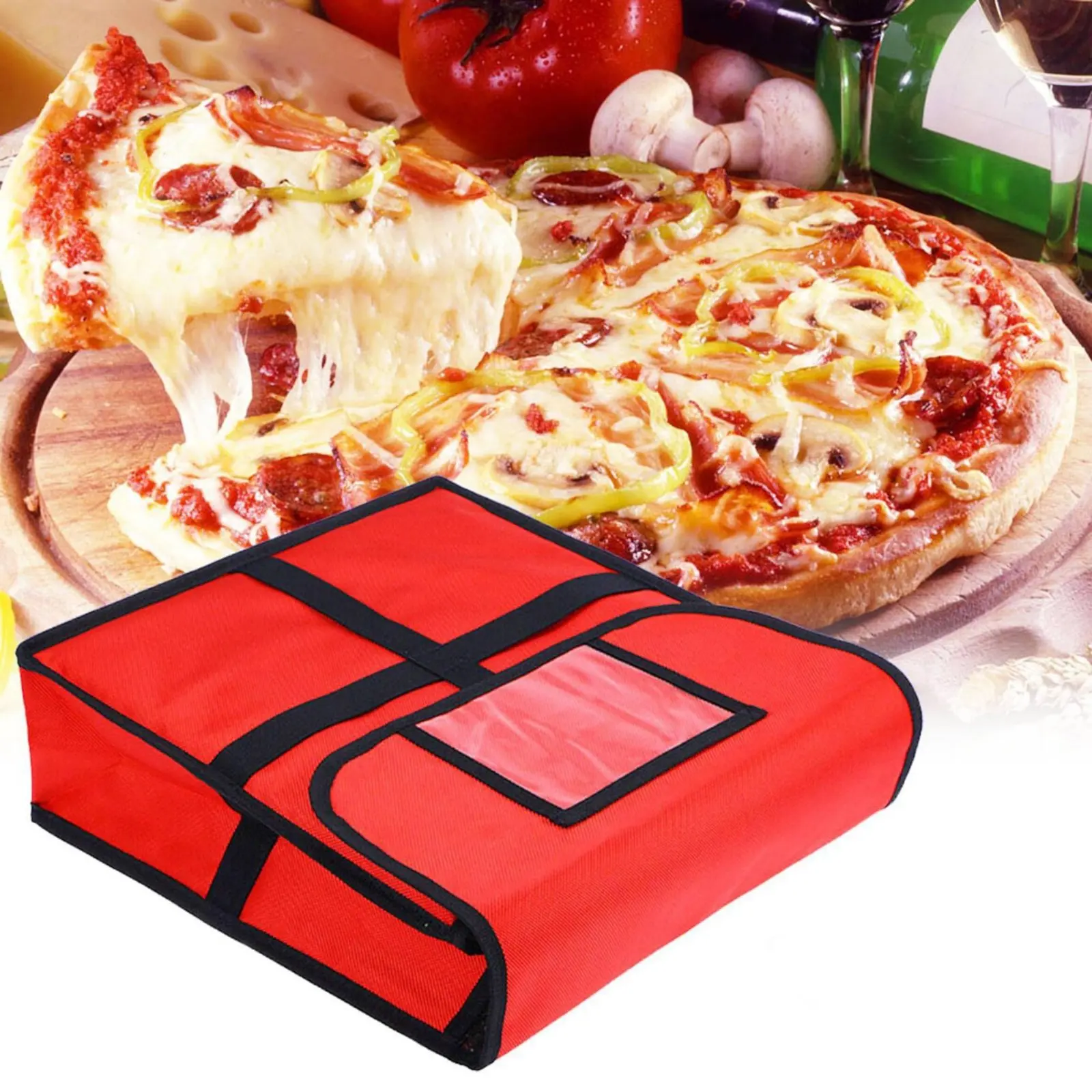 Pizza Delivery Bag Sturdy Construction Insulated Pizza Delivery Bag Thermal Food Carrier Versatile Carry Choices for Picnics
Pizza Delivery Bag Sturdy Construction Insulated Pizza Delivery Bag Thermal Food Carrier Versatile Carry Choices for Picnics