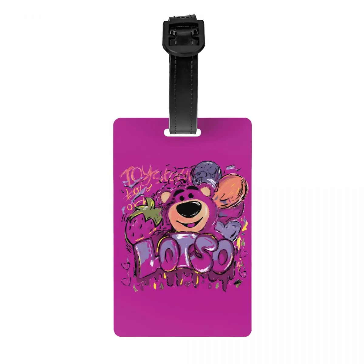 Изготовленная на заказ багажная бирка Strawberry Bear Lotso Huggin с именной картой, конфиденциальная обложка, идентификационная этикетка для дорожной сумки, чемодана
Изготовленная на заказ багажная бирка Strawberry Bear Lotso Huggin с именной картой, конфиденциальная обложка, идентификационная этикетка для дорожной сумки, чемодана