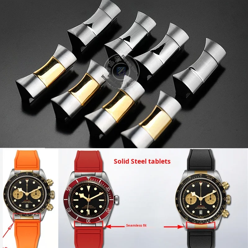 Curved Adapter metal Steel Men Accessories For Tudor Black Bay Small Red Copper Flower Leather Rubber Strap Small Monster 21 22m
Curved Adapter metal Steel Men Accessories For Tudor Black Bay Small Red Copper Flower Leather Rubber Strap Small Monster 21 22m