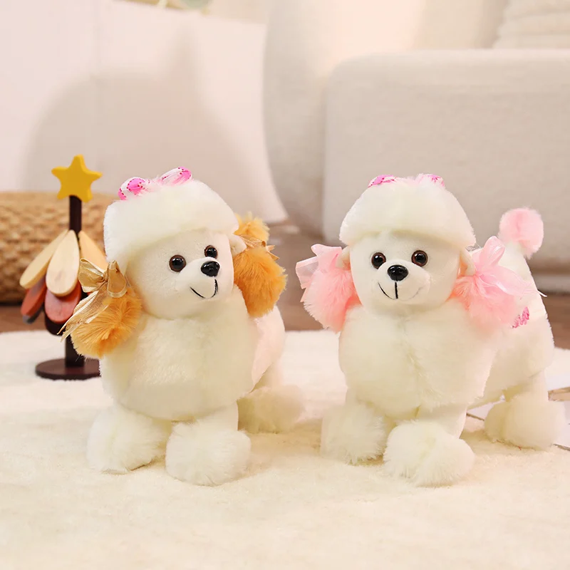 Мягкая плюшевая игрушка-пудель, плюшевая кукла-щенок, подушка-обнимашка, розовые и желтые ушки, красивый головной убор, подарок на день рождения
Мягкая плюшевая игрушка-пудель, плюшевая кукла-щенок, подушка-обнимашка, розовые и желтые ушки, красивый головной убор, подарок на день рождения