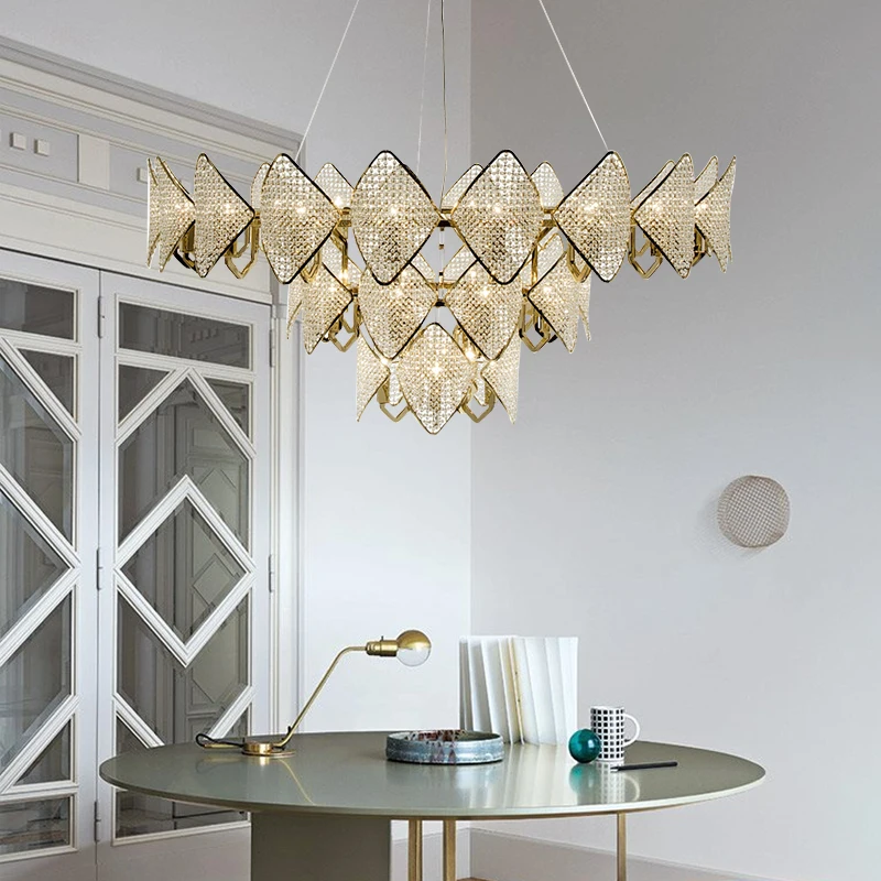 duplex living room crystal chandelier Simple model room Restaurant bedroom Villa staircase Creative light luxury lamps
duplex living room crystal chandelier Simple model room Restaurant bedroom Villa staircase Creative light luxury lamps