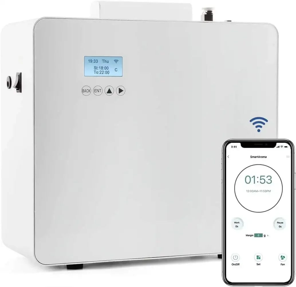 Bluetooth WIFI управление диффузор эфирных масел домашний освежитель воздуха 800 мл умный таймер отель электрический ароматический диффузор распылитель
Bluetooth WIFI управление диффузор эфирных масел домашний освежитель воздуха 800 мл умный таймер отель электрический ароматический диффузор распылитель