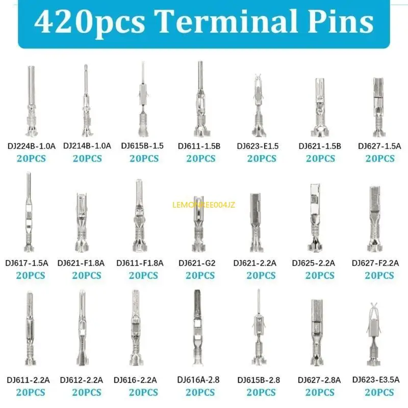 E7CD 720Pcs Connector Pin Terminals with Terminals Removal Tool 1/1.5/1.8/2.2/2.8/3.5
E7CD 720Pcs Connector Pin Terminals with Terminals Removal Tool 1/1.5/1.8/2.2/2.8/3.5
