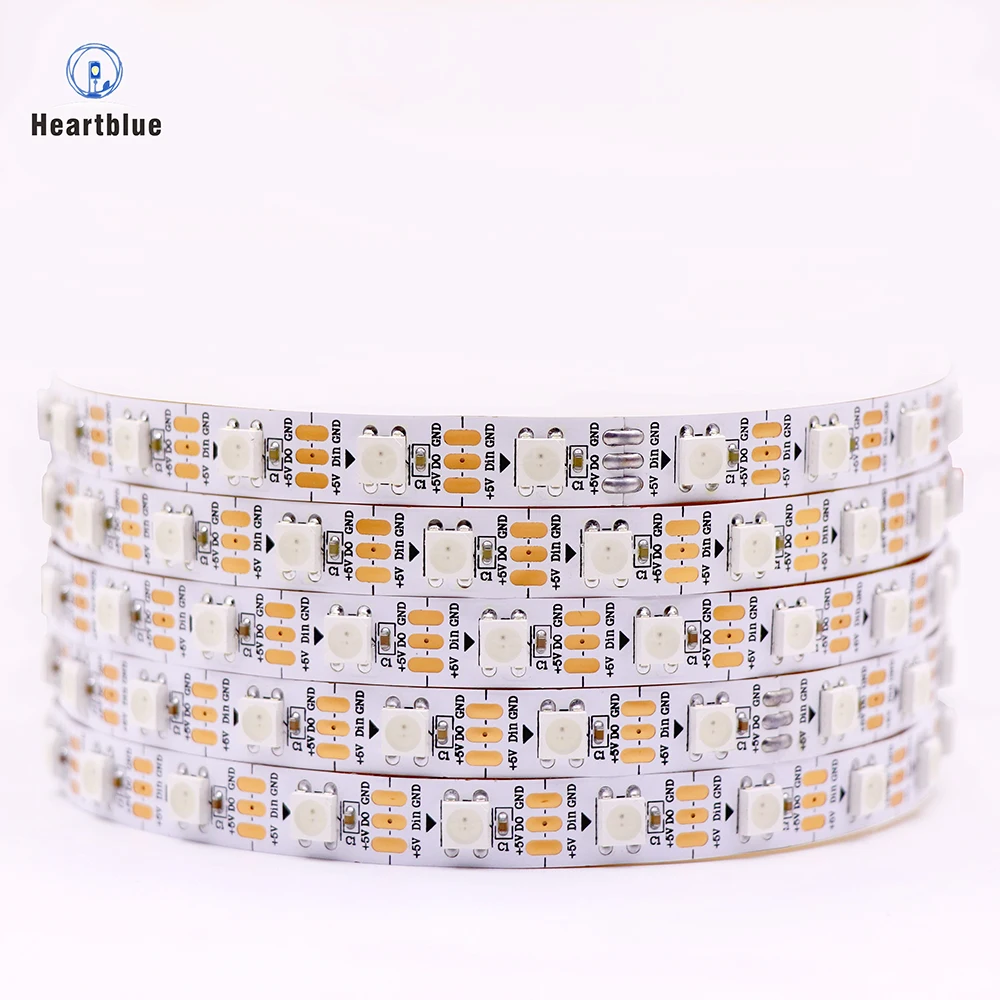 DC12V WS2812B addressable LED strip 5050 RGB LED strip, WS2812 RGB smart LED light black white PCB waterproof (IP30/IP65/IP67)
DC12V WS2812B addressable LED strip 5050 RGB LED strip, WS2812 RGB smart LED light black white PCB waterproof (IP30/IP65/IP67)