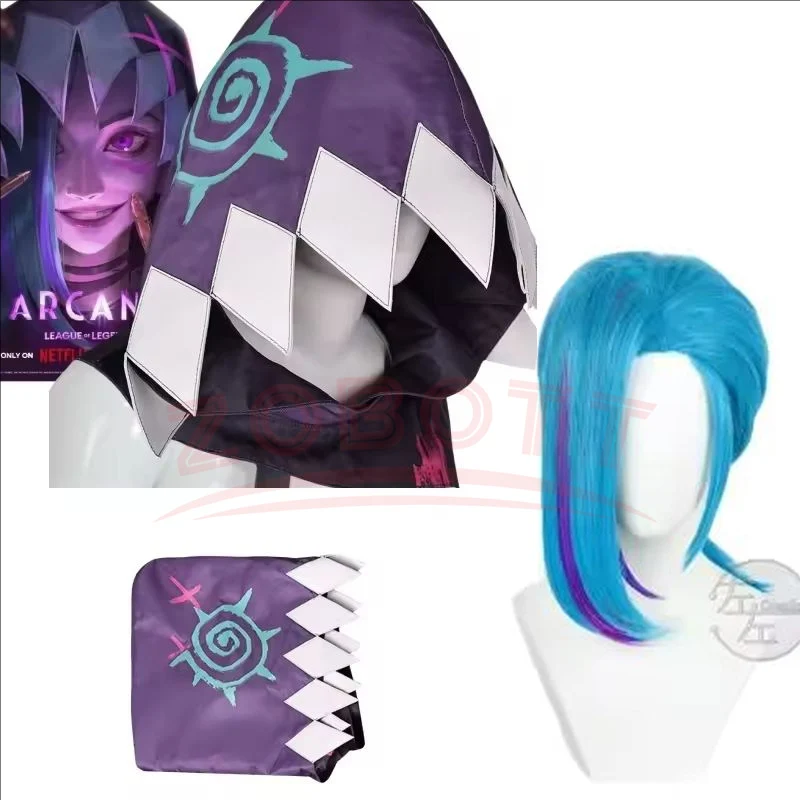 Arcane Season 2 Jinx Front Lace Wig Game Косплей Женский Синий 45 см Челка Короткие Термостойкие Волосы Jinx С Шляпой Косплей Бесплатная Кепка
Arcane Season 2 Jinx Front Lace Wig Game Косплей Женский Синий 45 см Челка Короткие Термостойкие Волосы Jinx С Шляпой Косплей Бесплатная Кепка