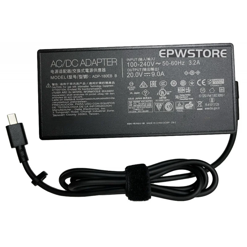 Зарядное устройство DD+20V 9A 180W для ноутбука ASUS ROG Zephyrus GA403UV-QS093W
Зарядное устройство DD+20V 9A 180W для ноутбука ASUS ROG Zephyrus GA403UV-QS093W