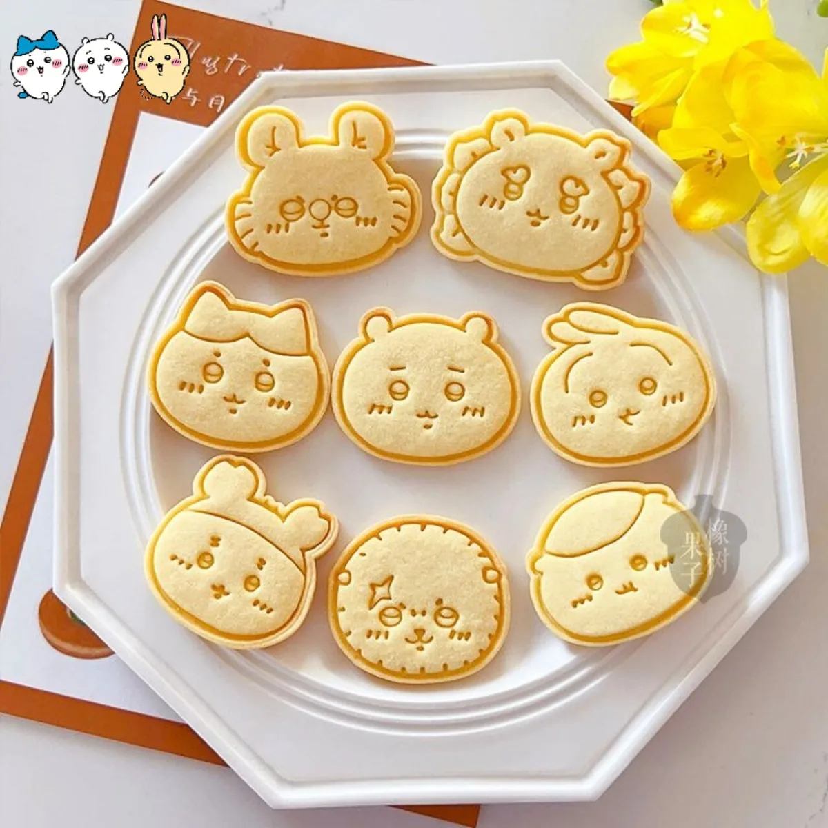Kawaii Chiikawa Cookie Cutters Cute Cartoon Hachiware Usagi Momonga Plastic Biscuit Mold for DIY Baking
Kawaii Chiikawa Cookie Cutters Cute Cartoon Hachiware Usagi Momonga Plastic Biscuit Mold for DIY Baking