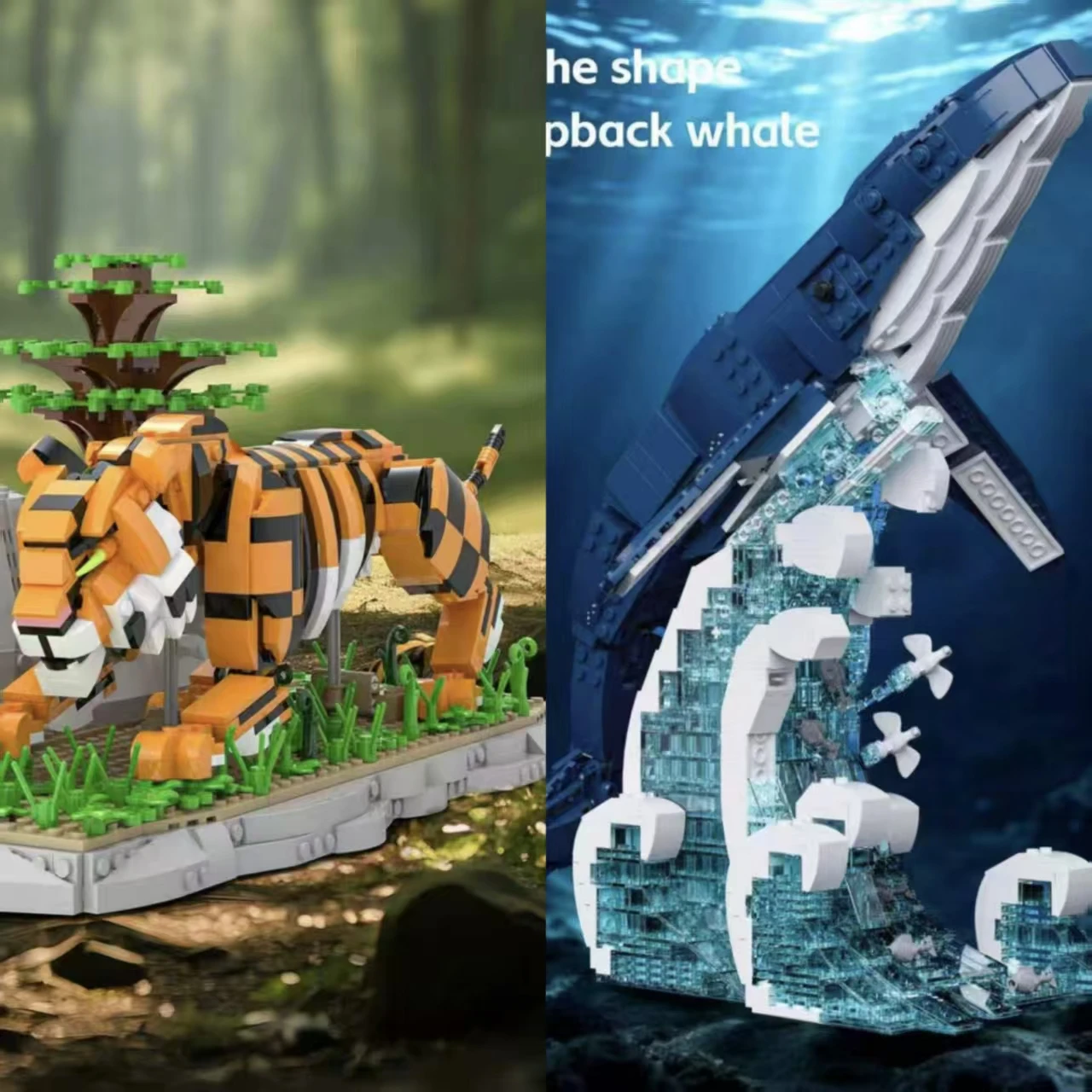 66197 Blue Whale Building Blocks, Marine Animal Model Ornament, Educational DIY Assembly Toy for Kids Ocean Theme Decor
66197 Blue Whale Building Blocks, Marine Animal Model Ornament, Educational DIY Assembly Toy for Kids Ocean Theme Decor