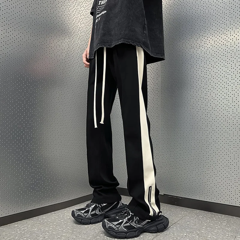 Мужские брюки American Vibe в полоску, зауженные, прямого кроя, с молнией, в стиле хип-хоп, повседневные, Cleanfit Sle
Мужские брюки American Vibe в полоску, зауженные, прямого кроя, с молнией, в стиле хип-хоп, повседневные, Cleanfit Sle