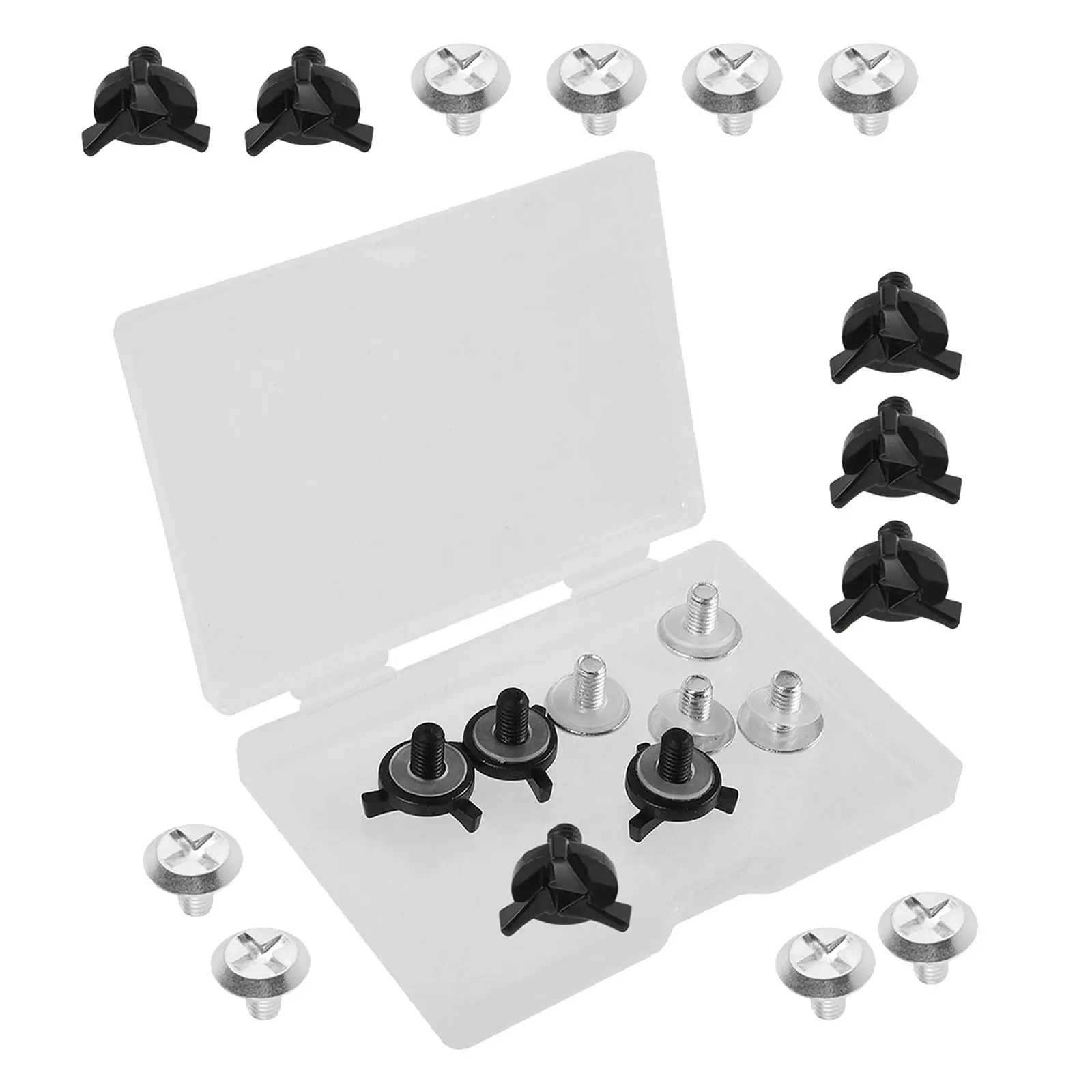 21Pcs Motorcycle Screws Universal Plastic Replacement Screw Fastener Kit Visor Mounting Hardware Accessories
21Pcs Motorcycle Screws Universal Plastic Replacement Screw Fastener Kit Visor Mounting Hardware Accessories