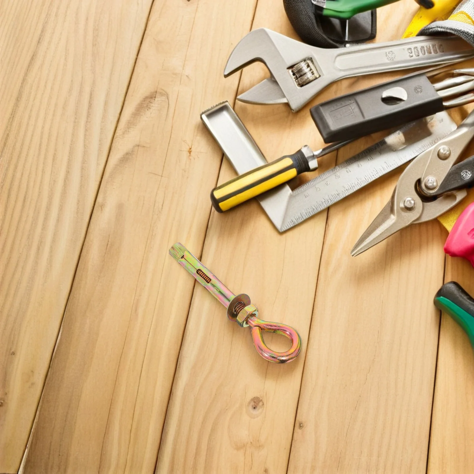 8Pcs M8x80mm Heavy Duty Carbon Steel Eye Bolts for Concrete Walls Easy Installation Versatile Applications Wall Bolts
8Pcs M8x80mm Heavy Duty Carbon Steel Eye Bolts for Concrete Walls Easy Installation Versatile Applications Wall Bolts