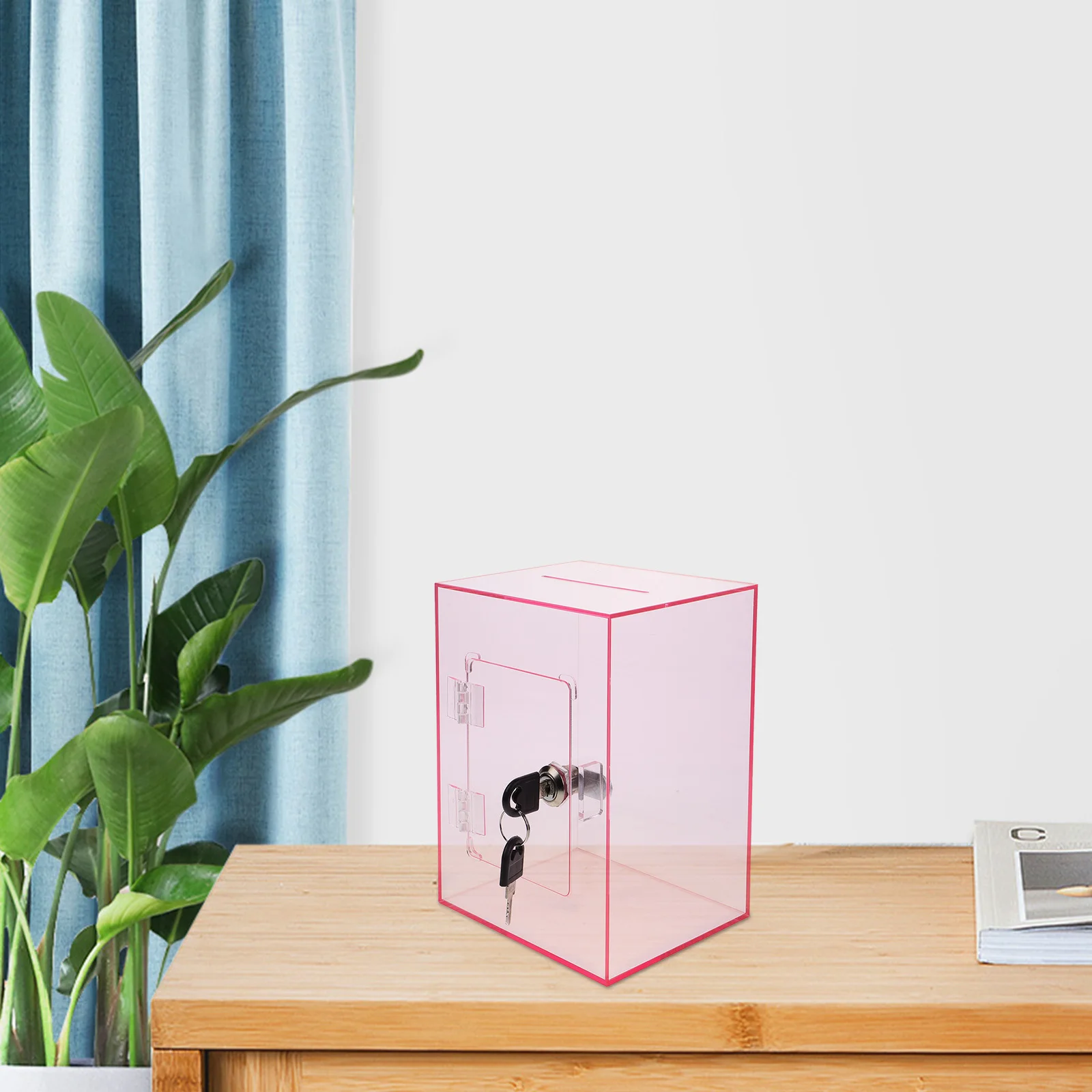 Donation Acrylic Box Lock Clear Ballot Suggestion Complaint Letter Donation Collection Voting Ticket Storage Box
Donation Acrylic Box Lock Clear Ballot Suggestion Complaint Letter Donation Collection Voting Ticket Storage Box