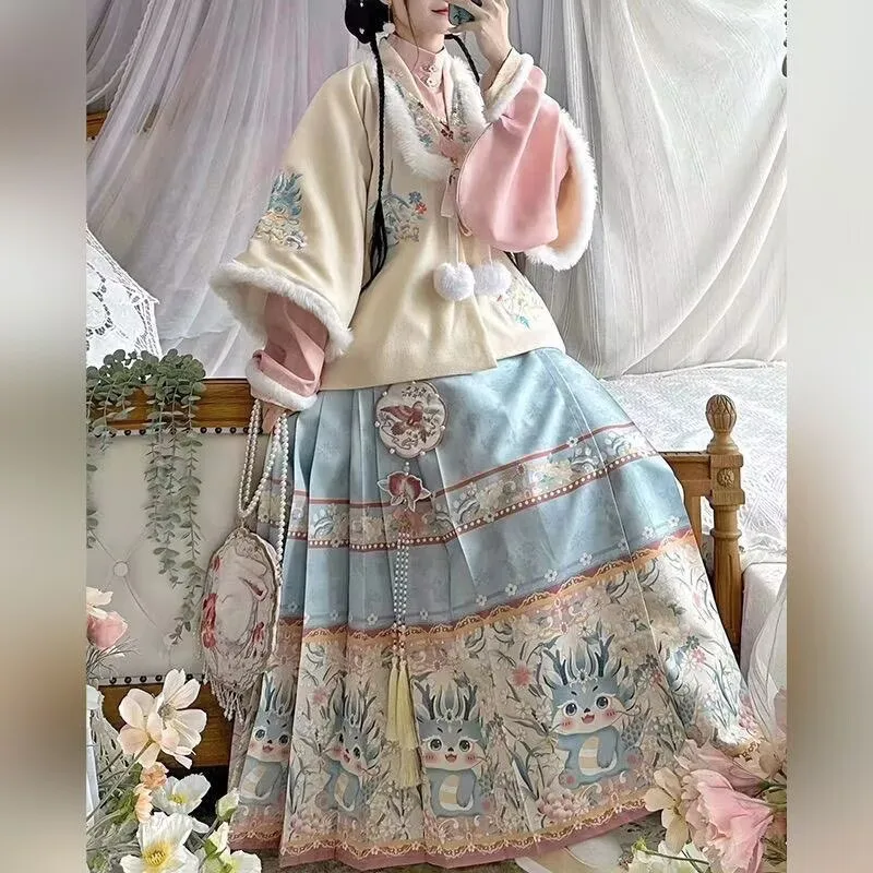 Large Size 8XL Hanfu Dress Women Chinese Embroidered New Year Cosplay Costume Winter Christmas Hanfu Costume Plus Size 6XL
Large Size 8XL Hanfu Dress Women Chinese Embroidered New Year Cosplay Costume Winter Christmas Hanfu Costume Plus Size 6XL