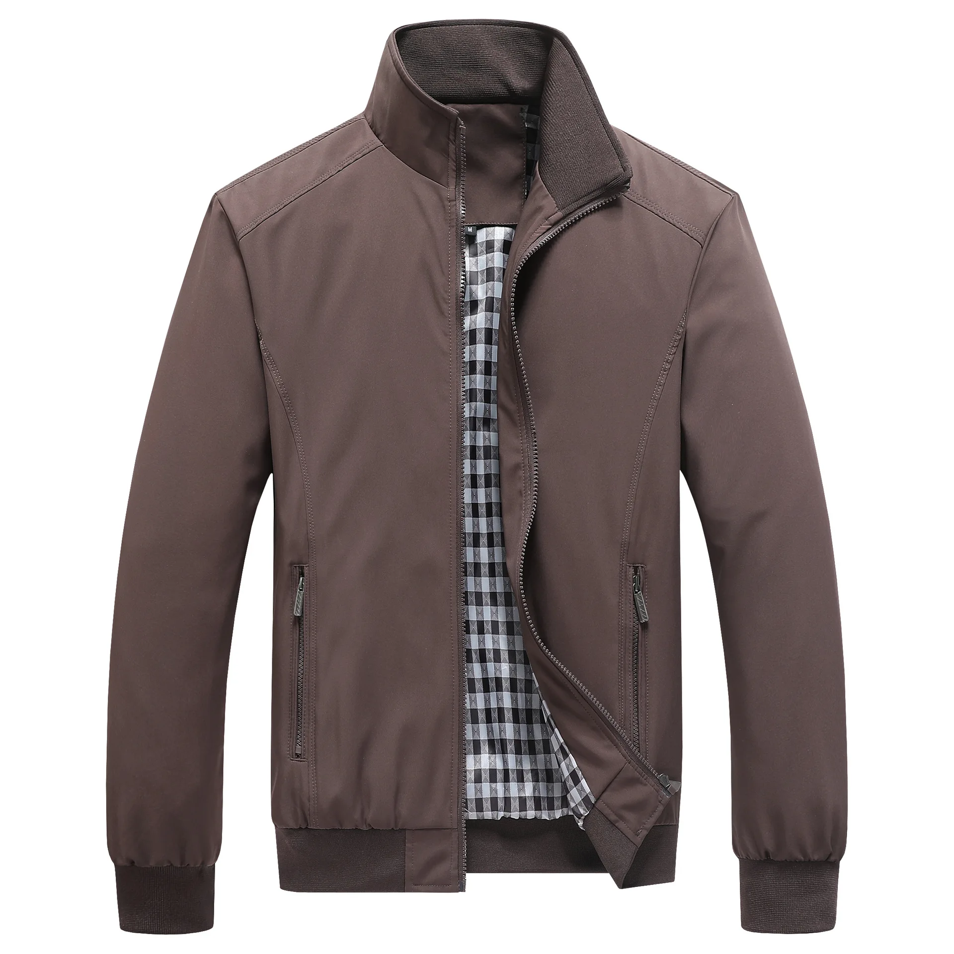 Весенне-осенние мужские куртки-бомберы, повседневная легкая ветровка, мужские деловые плащи с воротником-стойкой, одежда
Весенне-осенние мужские куртки-бомберы, повседневная легкая ветровка, мужские деловые плащи с воротником-стойкой, одежда