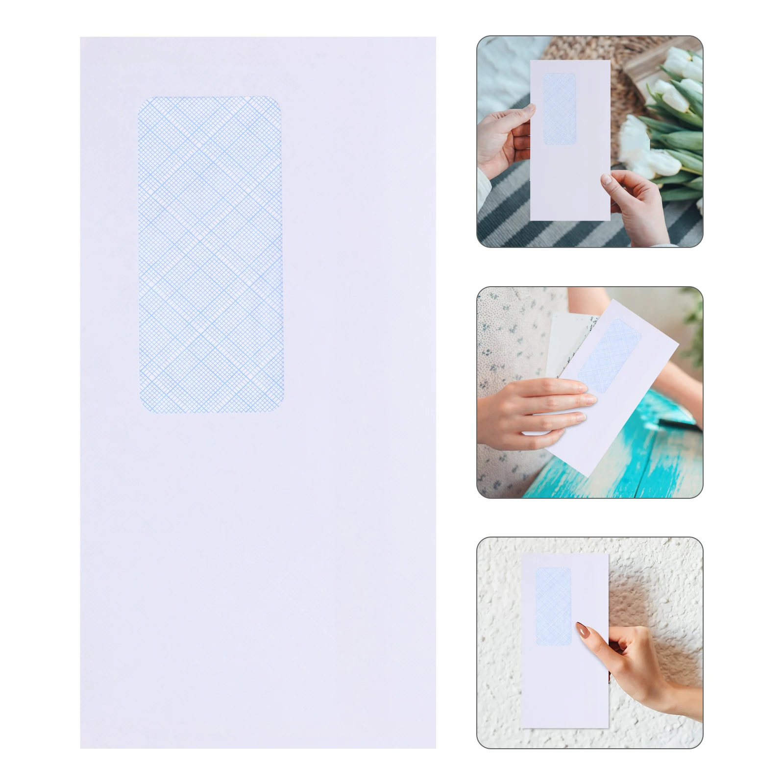 50pcs Self-Sealing Security Left Window White Confidential Document Envelopes For Business Mailing Storage Bulk Pack Blank Card
50pcs Self-Sealing Security Left Window White Confidential Document Envelopes For Business Mailing Storage Bulk Pack Blank Card
