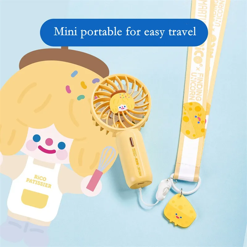 Finding Unicorn RICO Small Fan Portable Gift Portable Hand Fan Battery USB Rechargeable Mini Handheld Fan Air Cooler Outdoor
Finding Unicorn RICO Small Fan Portable Gift Portable Hand Fan Battery USB Rechargeable Mini Handheld Fan Air Cooler Outdoor