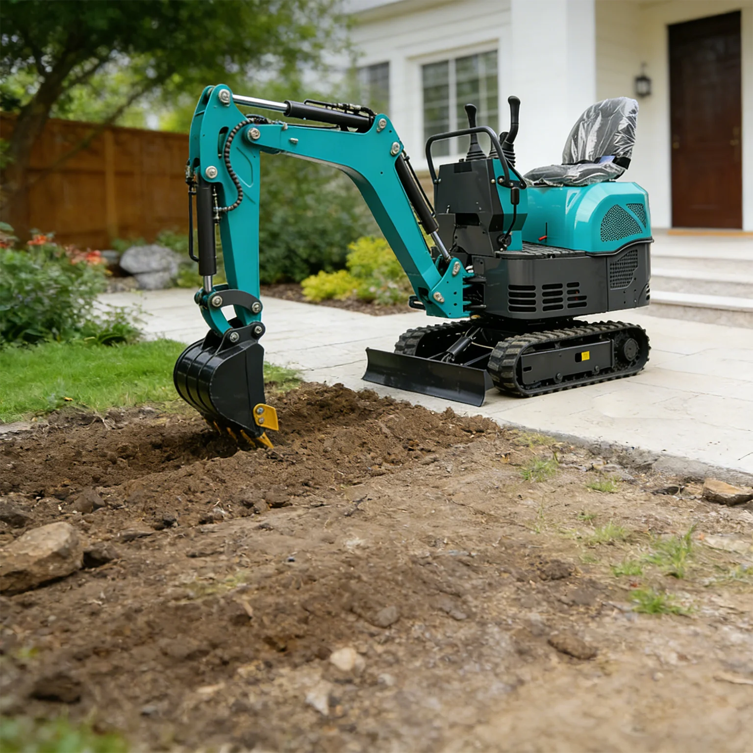 1Ton Mini Crawler Excavator Euro 5 CE Certified for Construction Farm Garden
1Ton Mini Crawler Excavator Euro 5 CE Certified for Construction Farm Garden