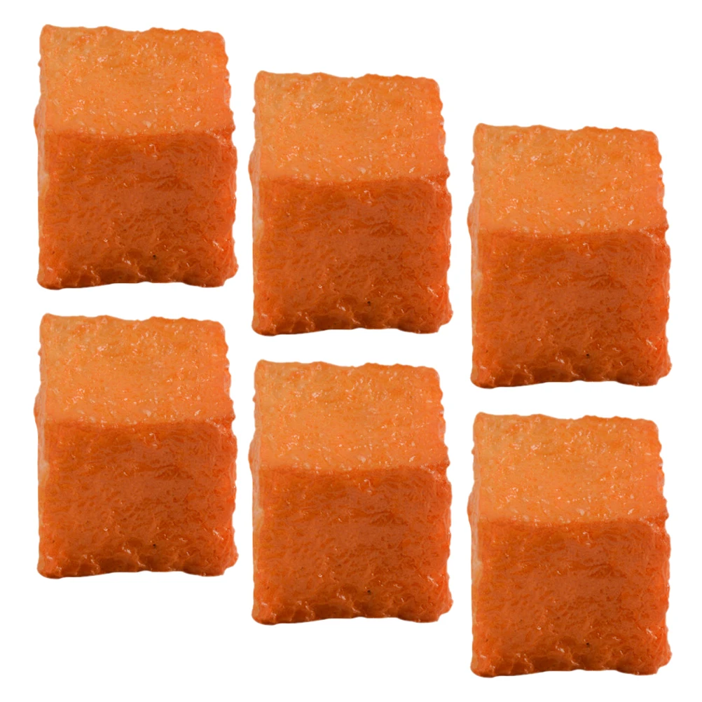 6 Pcs Simulated Fish Tofu Props Fake Artificial Decorate Food Decoration Pvc Model
6 Pcs Simulated Fish Tofu Props Fake Artificial Decorate Food Decoration Pvc Model
