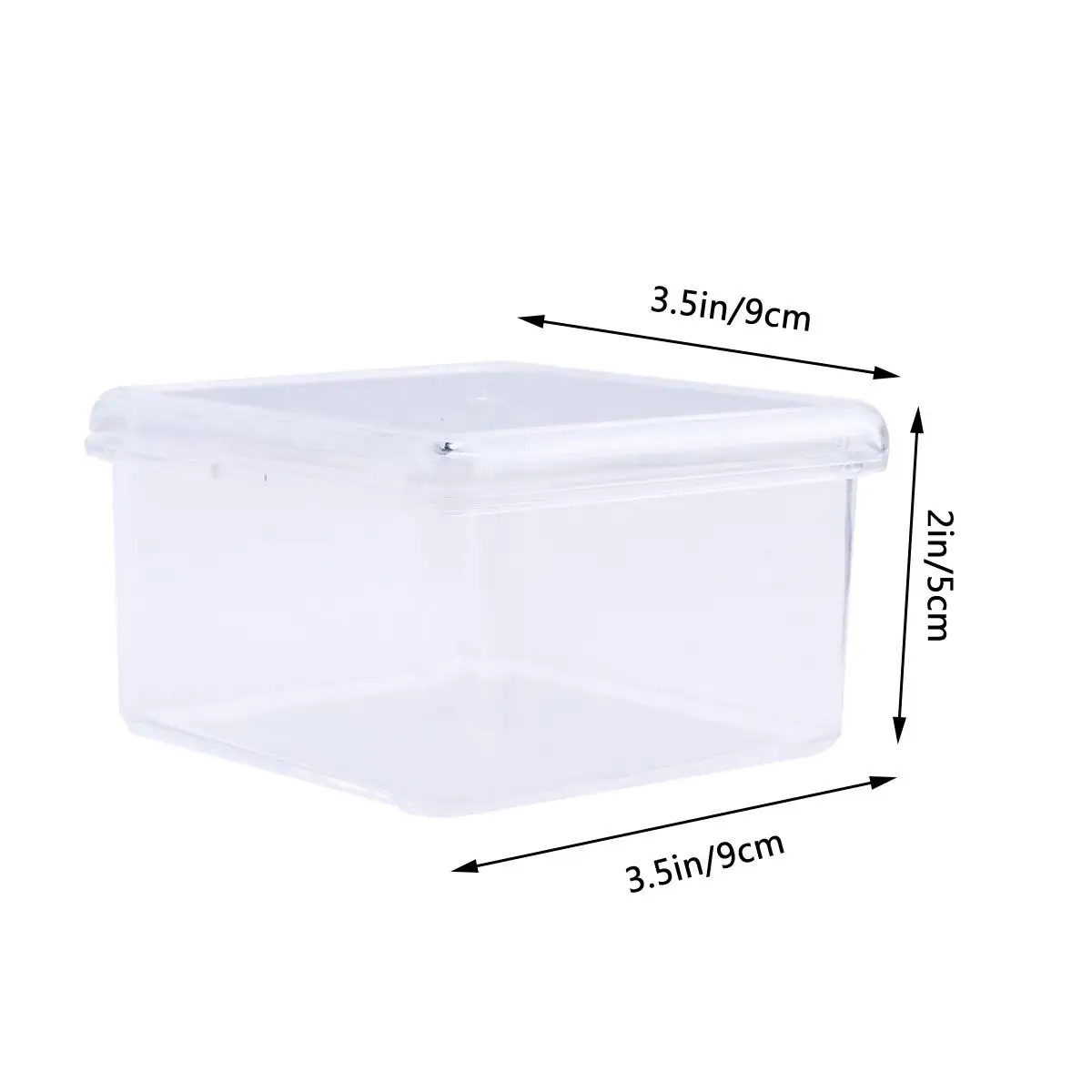 Transparent Storage Box 9x9cm Clear Acrylic Makeup Organizer Non Toxic Material Space Saving Dustproof Durable
Transparent Storage Box 9x9cm Clear Acrylic Makeup Organizer Non Toxic Material Space Saving Dustproof Durable