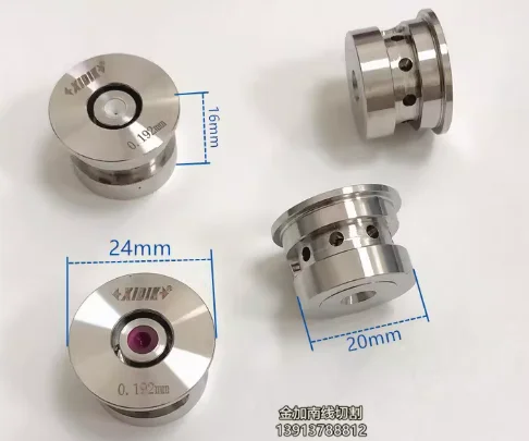 For HANQI,Molybdenum Ruby guide,WEDM-LS Wire guider,Dia 0.192/0.195mm,Medium Speed wire cutting machine accessories
For HANQI,Molybdenum Ruby guide,WEDM-LS Wire guider,Dia 0.192/0.195mm,Medium Speed wire cutting machine accessories