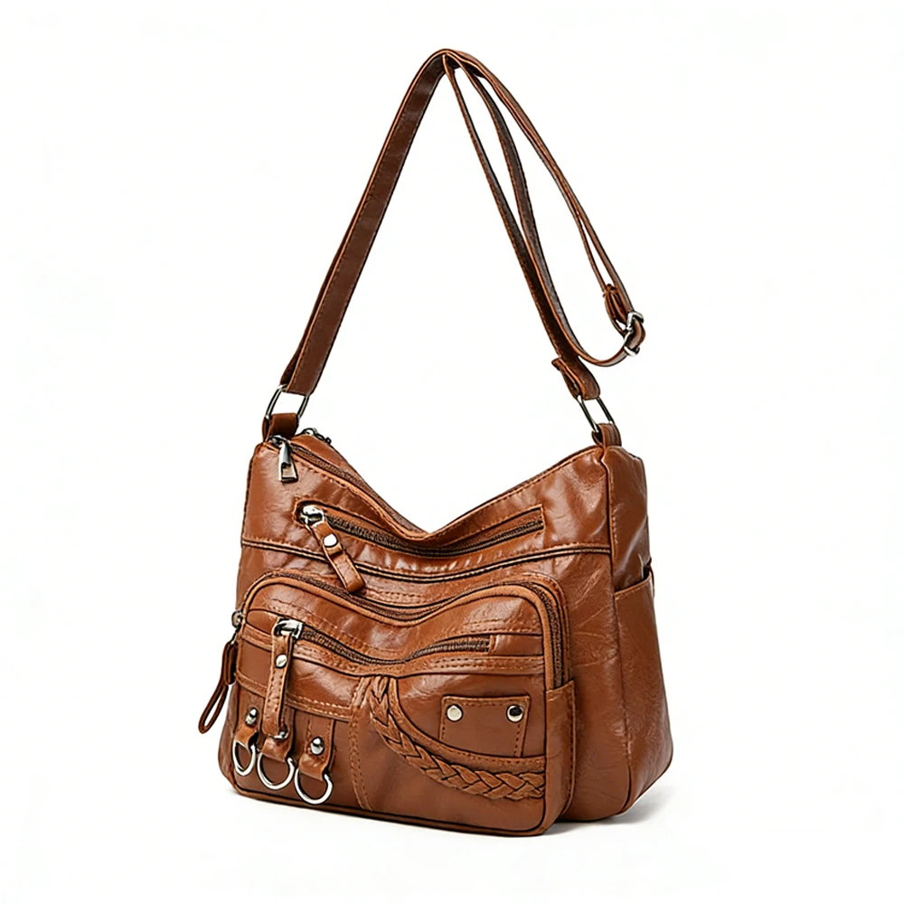 Pu Leather Women Luxury Designer Messenger Bag Free Shipping Bolsos Mujer Trend Top-Handle Cross Body Bolsas Marcas Sale 2026
Pu Leather Women Luxury Designer Messenger Bag Free Shipping Bolsos Mujer Trend Top-Handle Cross Body Bolsas Marcas Sale 2026