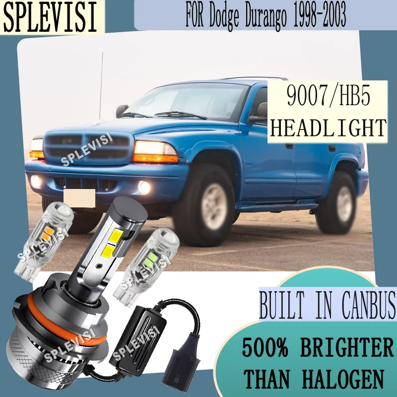 5X Brighter Light for Enhanced Night Road Visibility 2PCS 9007/HB5 Led Headlight For Dodge Durango 1998 1999 2000 2001 2002 2003
5X Brighter Light for Enhanced Night Road Visibility 2PCS 9007/HB5 Led Headlight For Dodge Durango 1998 1999 2000 2001 2002 2003