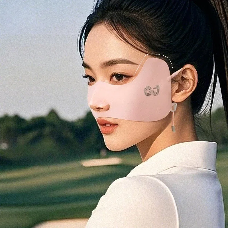 Summer Thin Breathable Ice Silk Mask Outdoor Golf Anti-ultraviolet Three-dimensional Eye Protection Sunshade Sunscreen Mask
Summer Thin Breathable Ice Silk Mask Outdoor Golf Anti-ultraviolet Three-dimensional Eye Protection Sunshade Sunscreen Mask