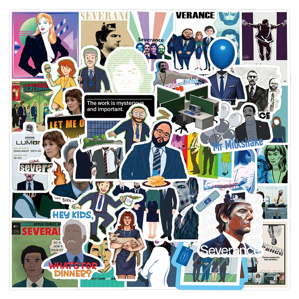 10/30/55pcs Classic TV Series Severance Stickers Cartoon Graffiti Decals Kid Toy DIY Guitar Laptop Suitcase Car Cool PVC Sticker
10/30/55pcs Classic TV Series Severance Stickers Cartoon Graffiti Decals Kid Toy DIY Guitar Laptop Suitcase Car Cool PVC Sticker
