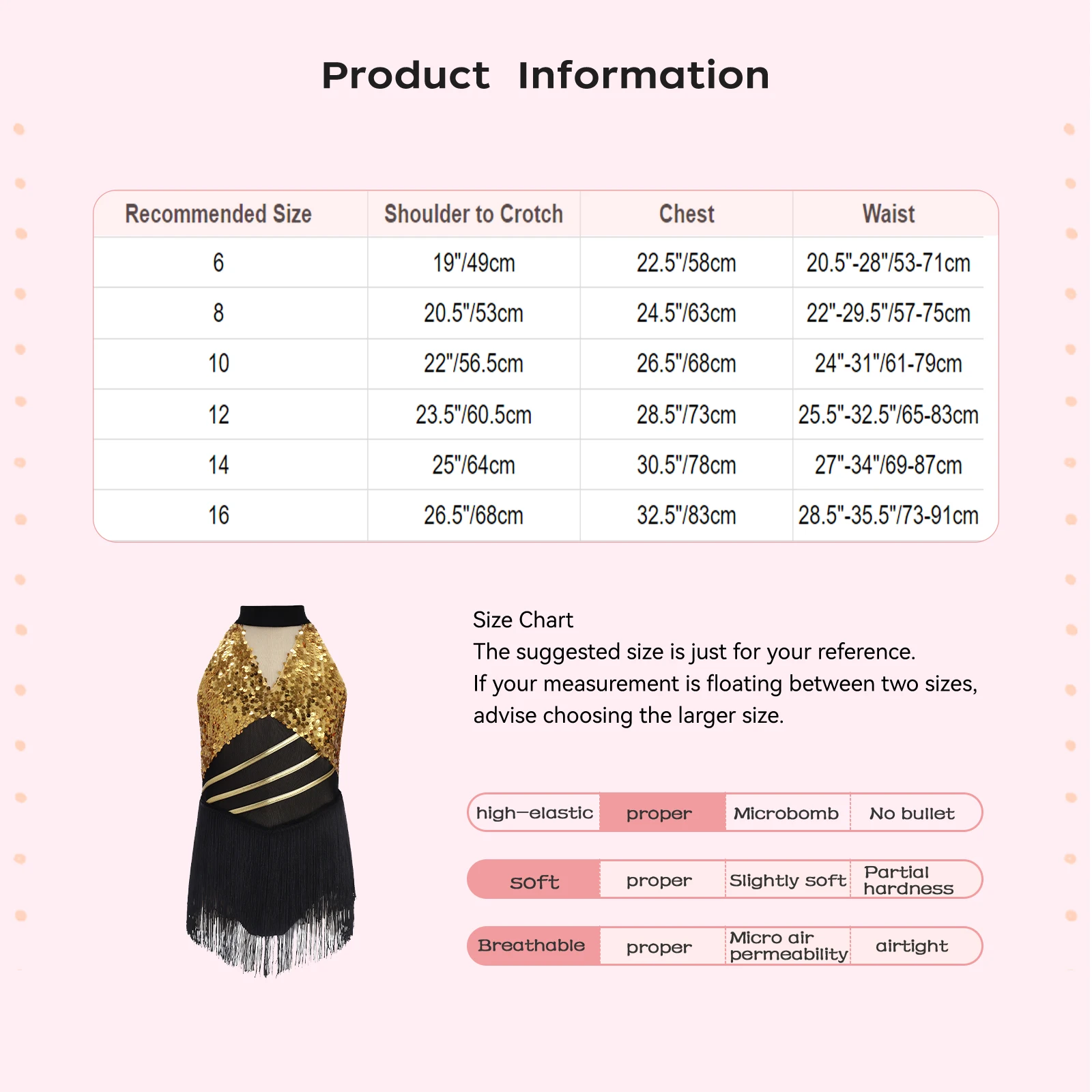 Kids Girls Cha-cha Salsa Latin Dance Costume Shiny Sequins Halter Sleeveless Tassels Leotards Tango Jazz Samba Fringed Skirted
Kids Girls Cha-cha Salsa Latin Dance Costume Shiny Sequins Halter Sleeveless Tassels Leotards Tango Jazz Samba Fringed Skirted