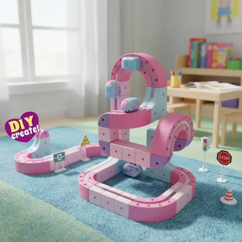 Creative DIY Building Blocks Magnetic Electric Train Set Anti Gravity High-Speed Train Vehicle STEM Educational Toy for Girls
Creative DIY Building Blocks Magnetic Electric Train Set Anti Gravity High-Speed Train Vehicle STEM Educational Toy for Girls