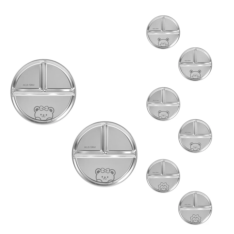 2PCS Stainless Steel Divided Western Food Plate Pasta Dish Salad Barbecue Plate Stackable Breakfast Plate Tableware
2PCS Stainless Steel Divided Western Food Plate Pasta Dish Salad Barbecue Plate Stackable Breakfast Plate Tableware