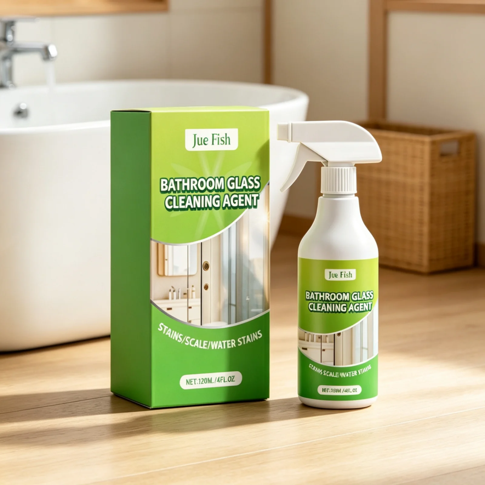 Jue Fish Bathroom Glass Cleaner Powerful Cleaning Remove Limescale Eliminate Odors Fresh Scent Shower Glass Cleaner Spray 120ml
Jue Fish Bathroom Glass Cleaner Powerful Cleaning Remove Limescale Eliminate Odors Fresh Scent Shower Glass Cleaner Spray 120ml