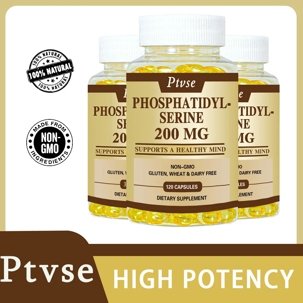 PhosphatidylSerine Supplement Nootropics Brain Support Clean Focus & Memory Supplement for Brain Capsules
PhosphatidylSerine Supplement Nootropics Brain Support Clean Focus & Memory Supplement for Brain Capsules