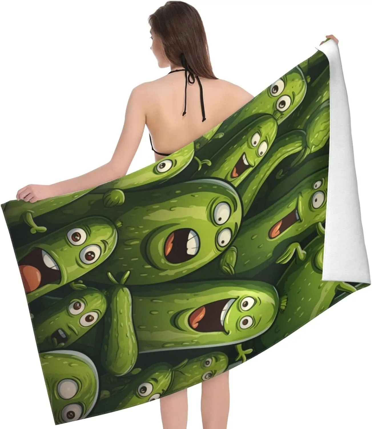Cartoon cucumber pattern Beach Towel for Family stuffs friends Gift Quick-Dry Sand free For Bath Yoga Beach Camping Swimming GYM
Cartoon cucumber pattern Beach Towel for Family stuffs friends Gift Quick-Dry Sand free For Bath Yoga Beach Camping Swimming GYM