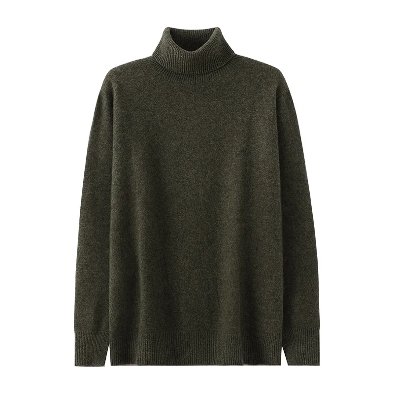 Men's Winter Sweater Thick Soft Warm 100%Cashmere Knitted Turtleneck Pullover Autumn Winter Solid Color Grace Basics Male Tops
Men's Winter Sweater Thick Soft Warm 100%Cashmere Knitted Turtleneck Pullover Autumn Winter Solid Color Grace Basics Male Tops
