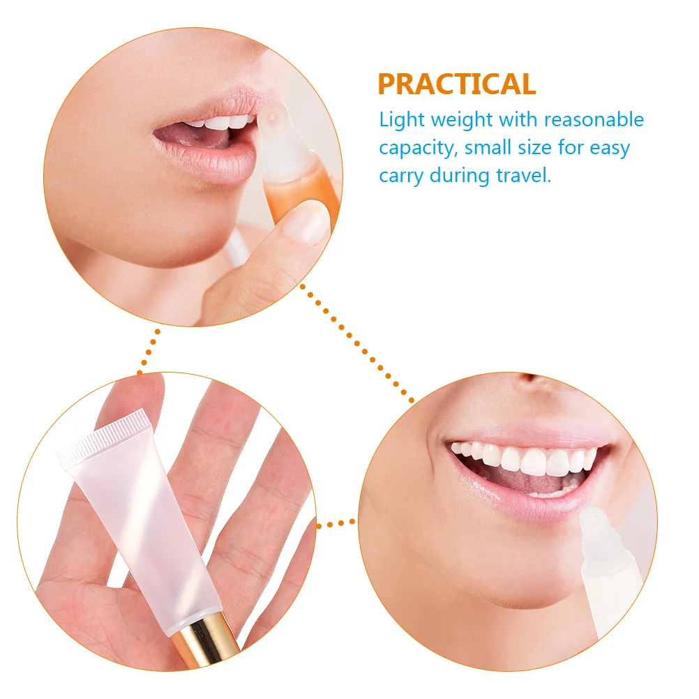 50 Pcs Lip Gloss Tubes Empty Containers Soft Transparent Squeeze Travel Size Lipstick DIY Lightweight Practical Reusable PP
50 Pcs Lip Gloss Tubes Empty Containers Soft Transparent Squeeze Travel Size Lipstick DIY Lightweight Practical Reusable PP