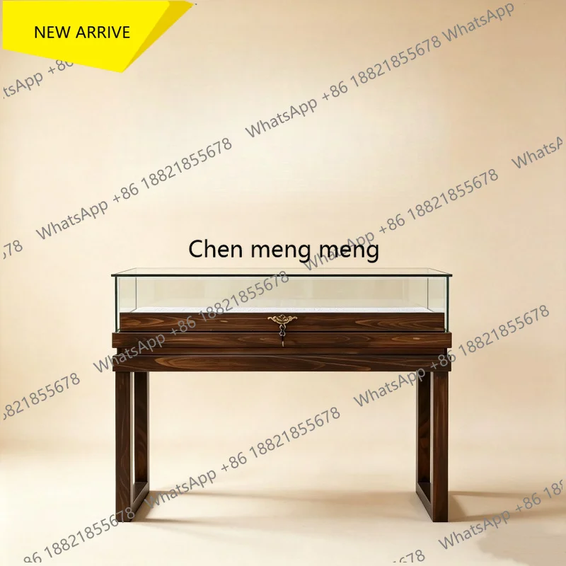 G153 Vintage Style High-end Jewelry Display Cabinet Modern Solid Wood Mall Glass Showcase Ornament Exhibition Office Furniture
G153 Vintage Style High-end Jewelry Display Cabinet Modern Solid Wood Mall Glass Showcase Ornament Exhibition Office Furniture